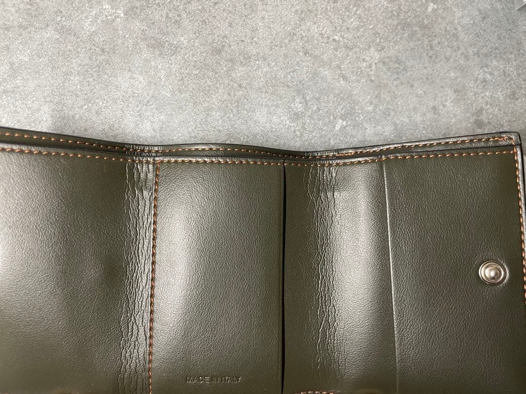 MARNI 三つ折り財布 ダークグリーン