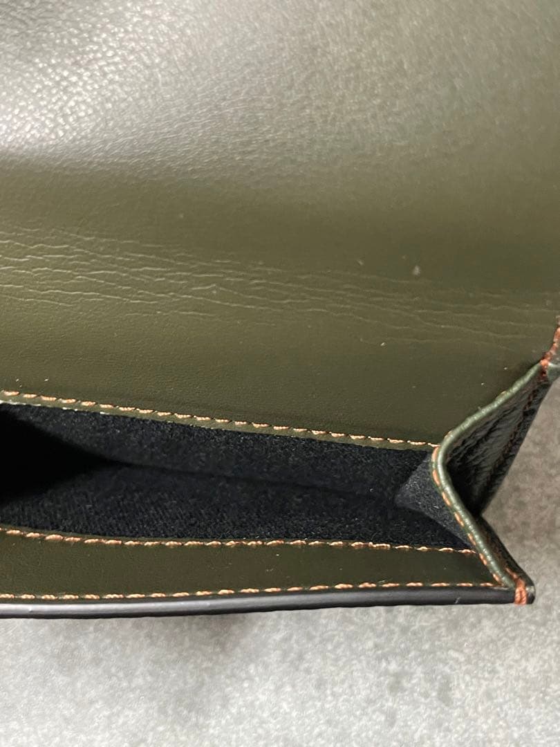 MARNI 三つ折り財布 ダークグリーン