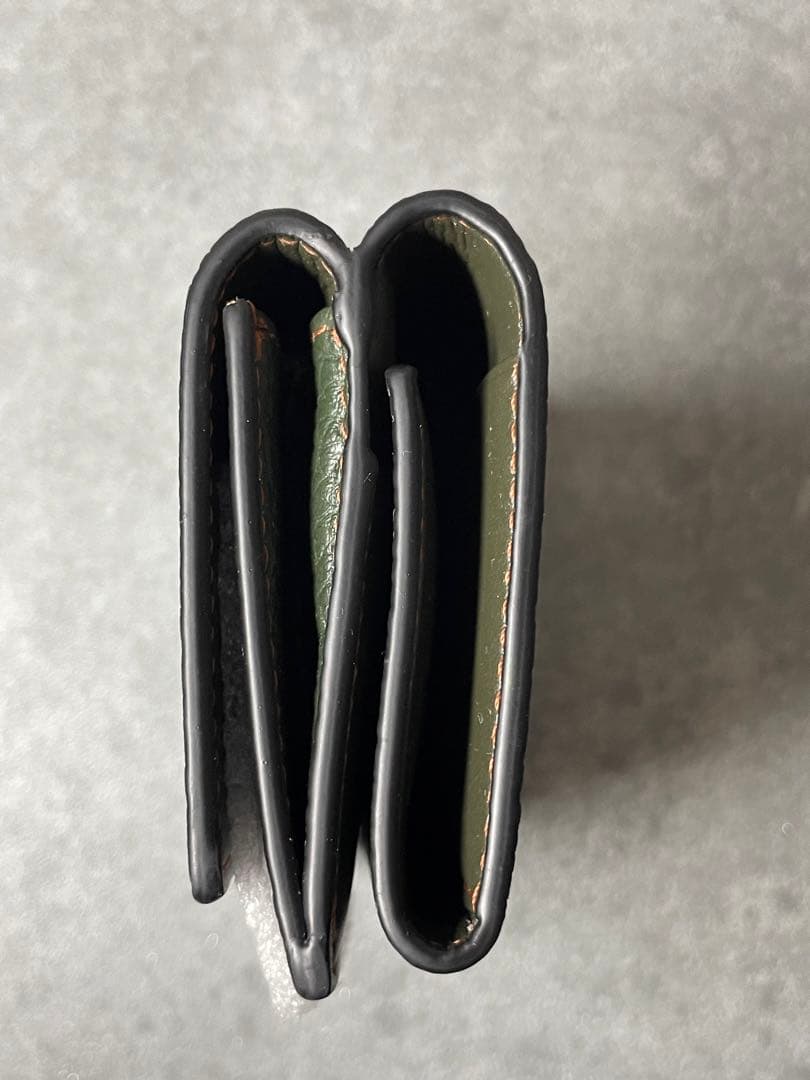 MARNI 三つ折り財布 ダークグリーン