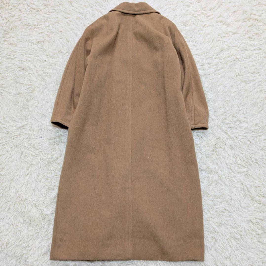 バーバリー チェスターコート キャメル100% ダブル ベルト ベージュ L