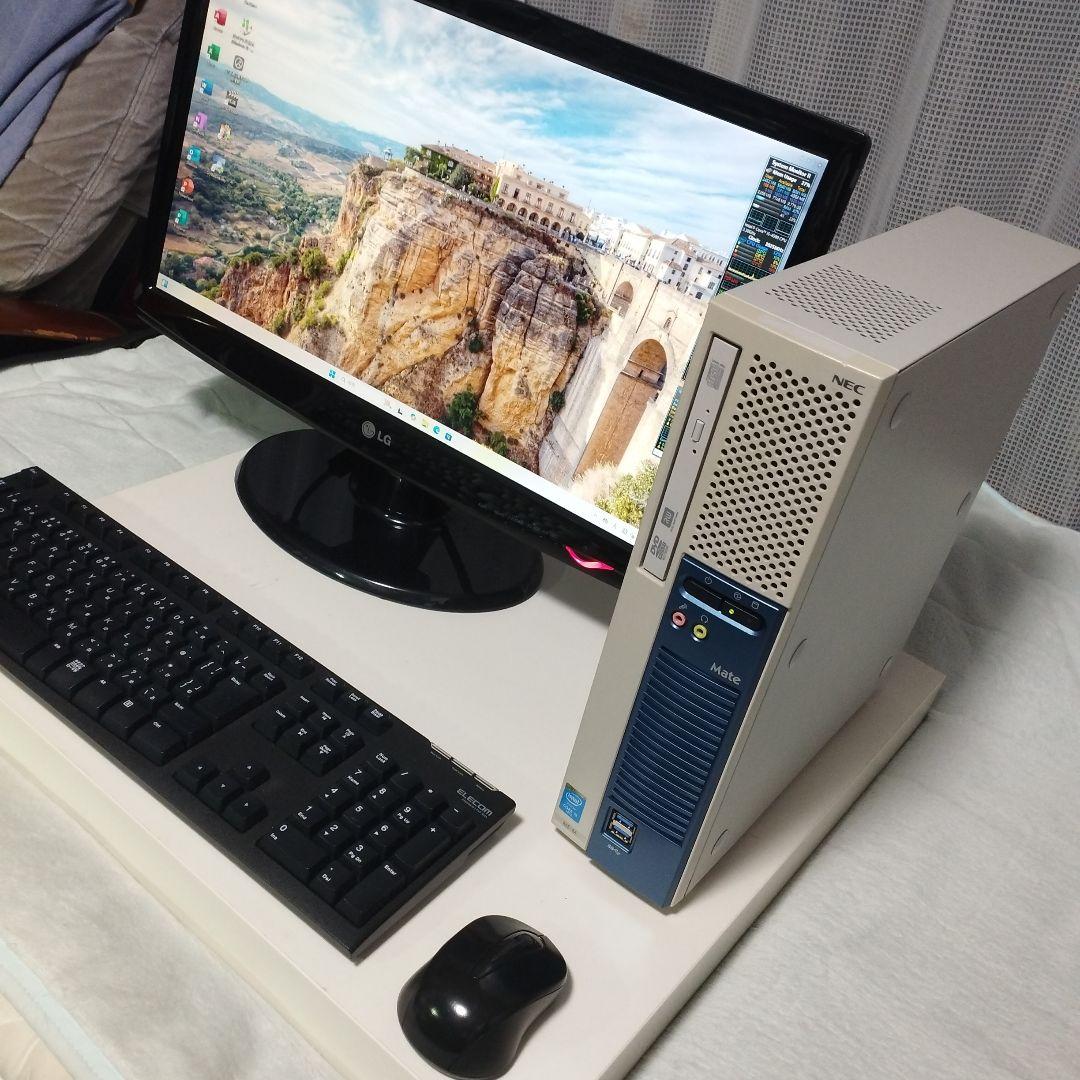 【SSD,Office搭載】i5+8GB+160+500GB NEC製PCセット