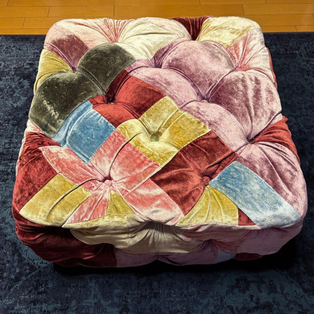 HALO ハロ ベンジントン フットスツール オットマン パッチワーク スツール