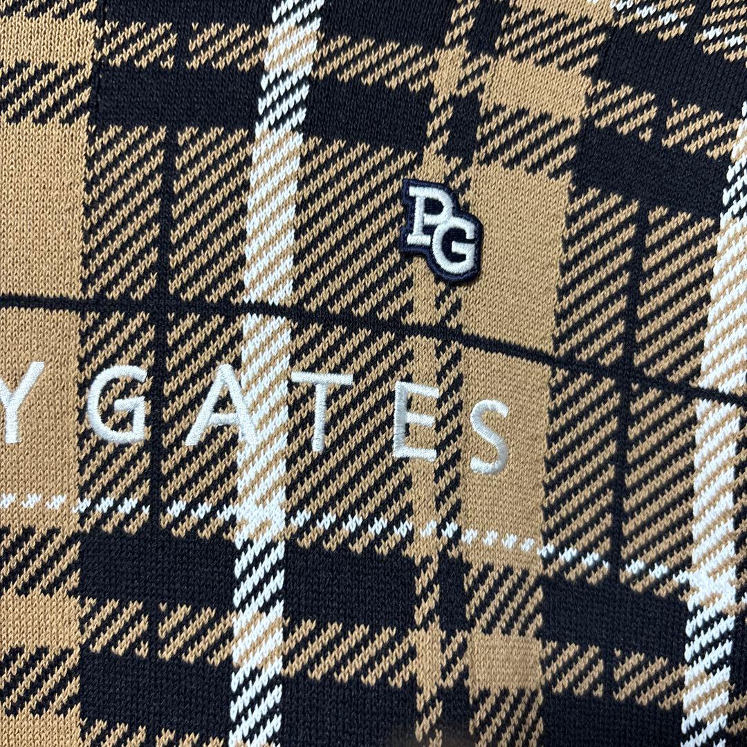 パーリーゲイツ⭐︎チェックニット⭐︎新品同様♪1