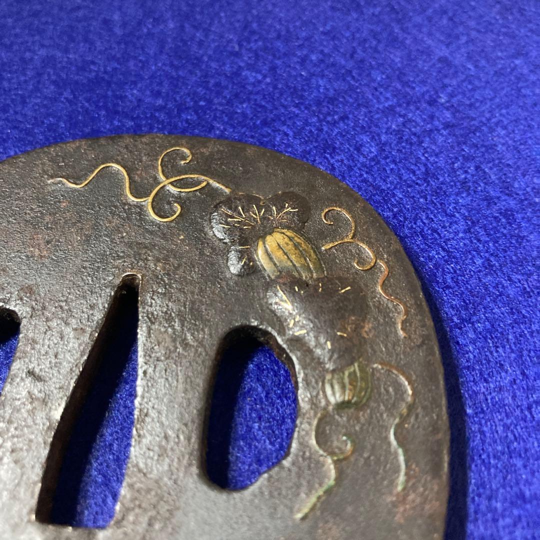 江戸時代大振り鍔瓜の図