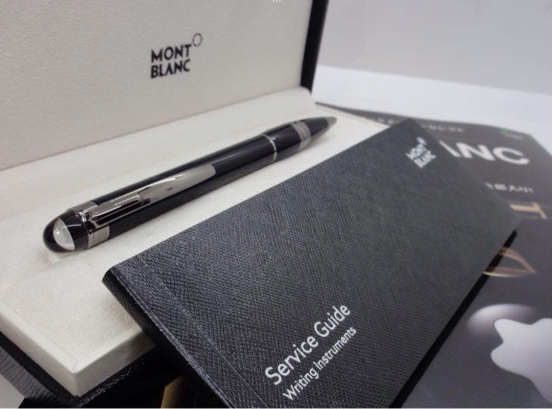 モンブラン　★完売のスターウォーカー極上逸品！★ミッドナイトブラック・ボールペン