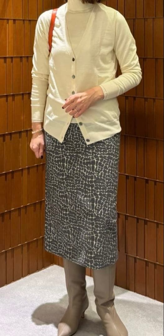 TOMORROWLAND collectionアニマルストレッチタイトスカート