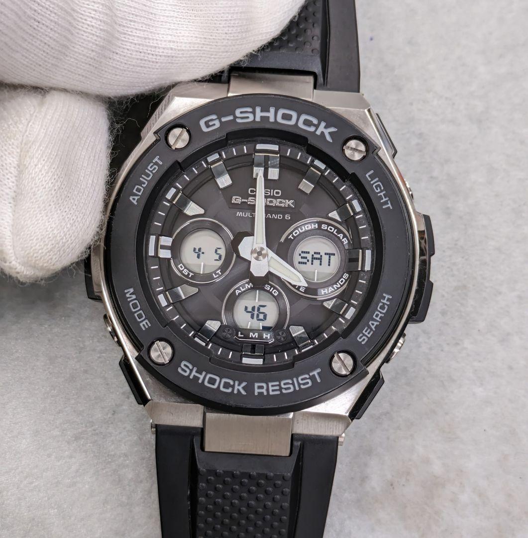 【ソーラー電波】カシオ　G-SHOCK　GST-W300-1AJF Gスチール