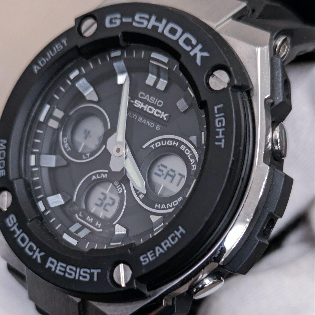 【ソーラー電波】カシオ　G-SHOCK　GST-W300-1AJF Gスチール