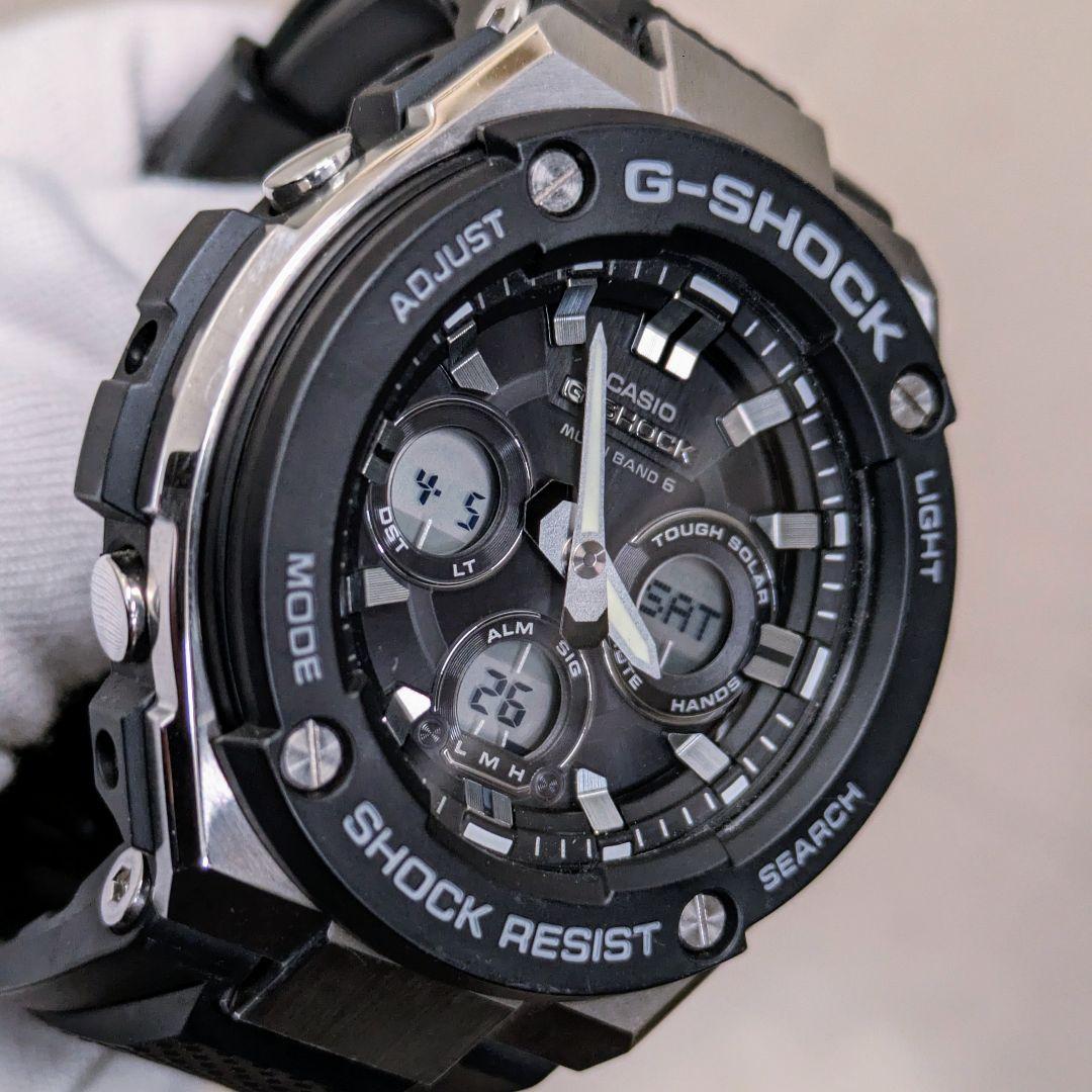 【ソーラー電波】カシオ　G-SHOCK　GST-W300-1AJF Gスチール