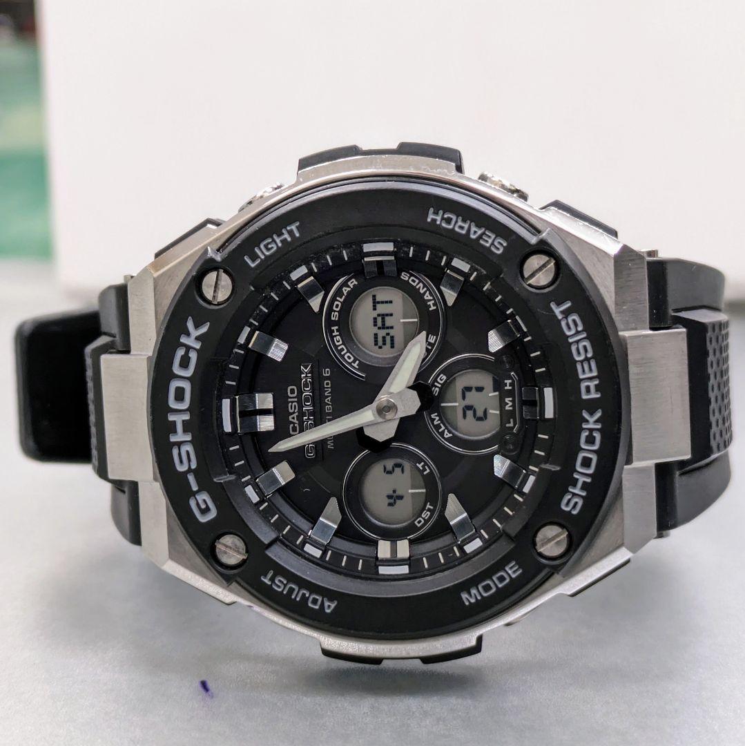 【ソーラー電波】カシオ　G-SHOCK　GST-W300-1AJF Gスチール