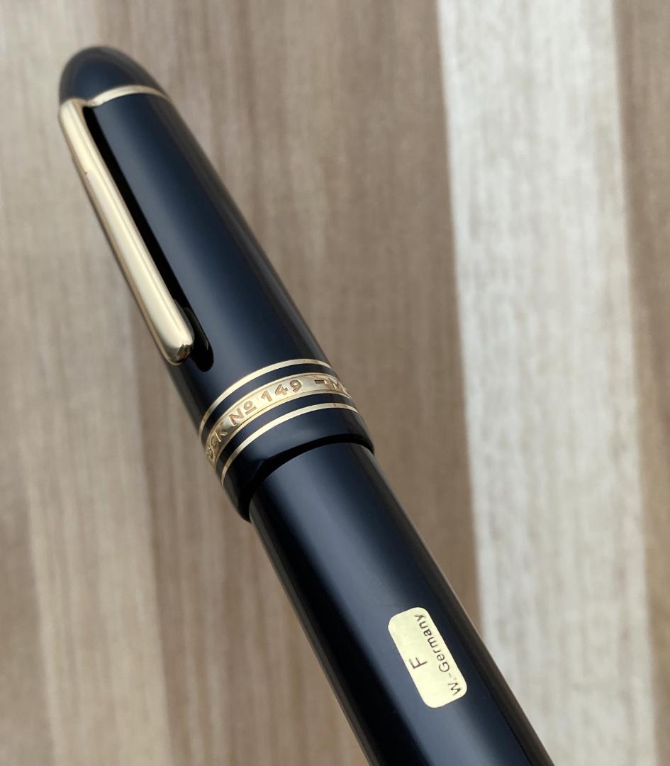 超美品　西ドイツ製 モンブラン 149 18K（F）750ゴールド吸入式 万年筆