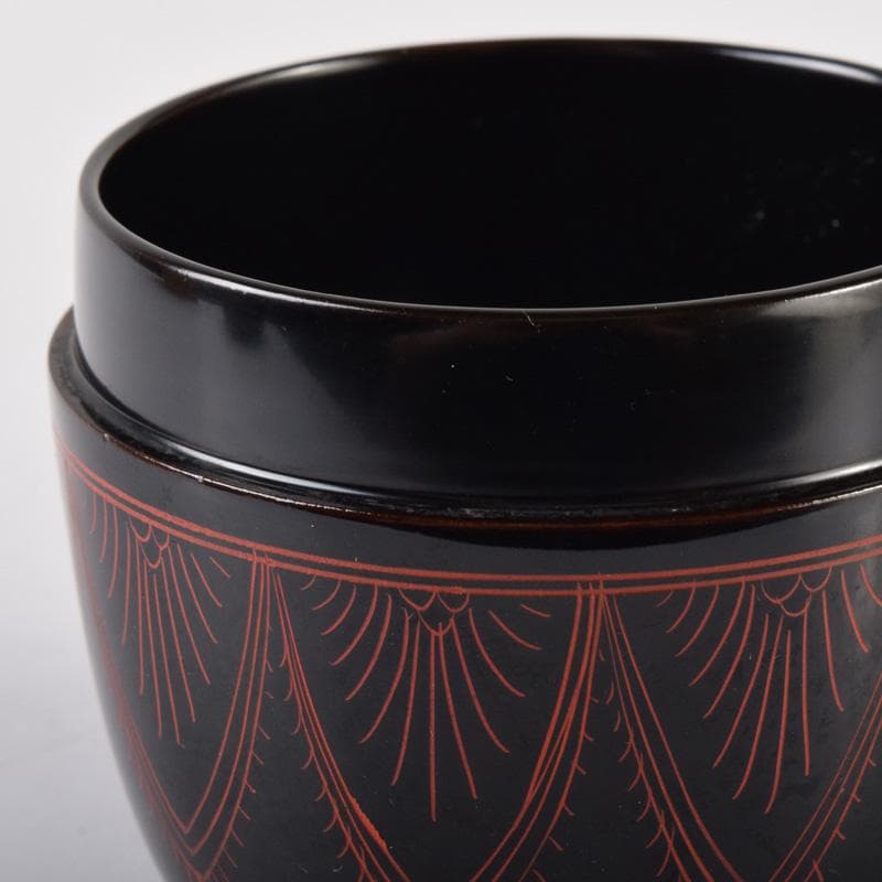 茶道具　蒟醤塗　キンマ塗　棗　合わせ箱　V　7382