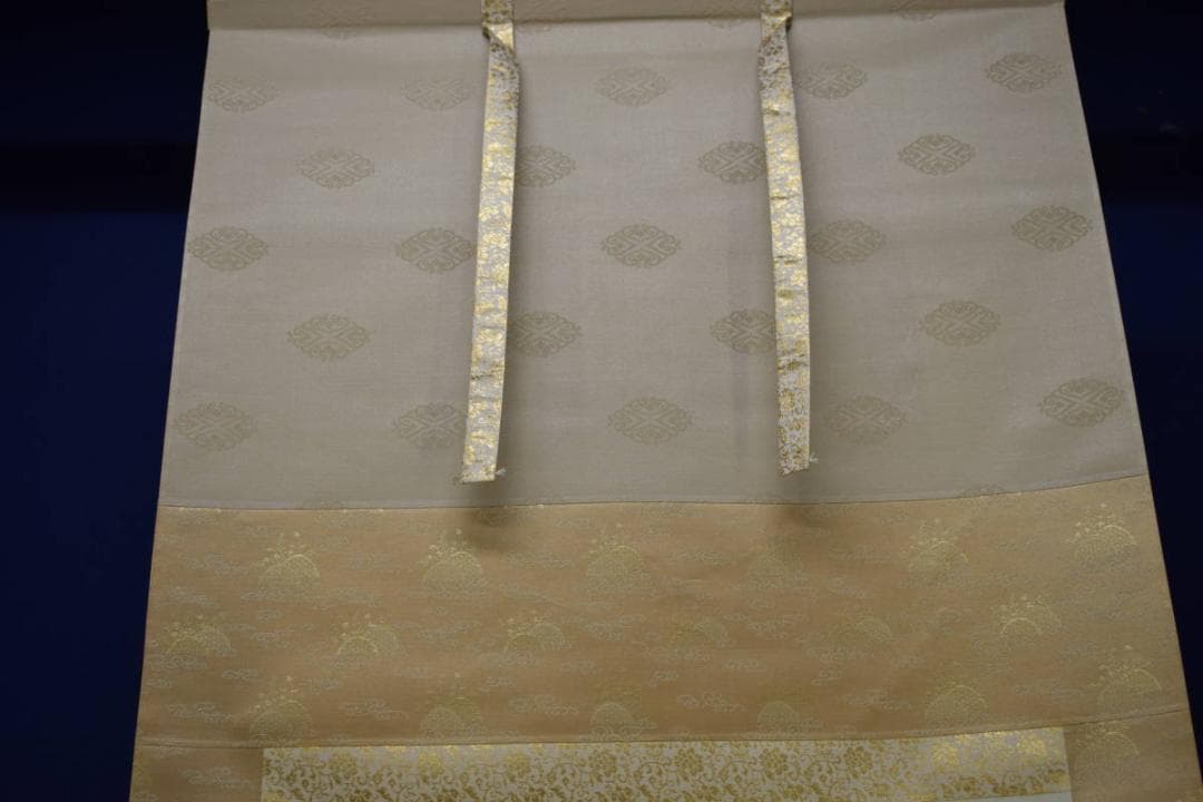 真作/鈴木武夫/山水民家図/淡彩風景図/桐共箱二重箱付/布袋屋掛軸HJ-202