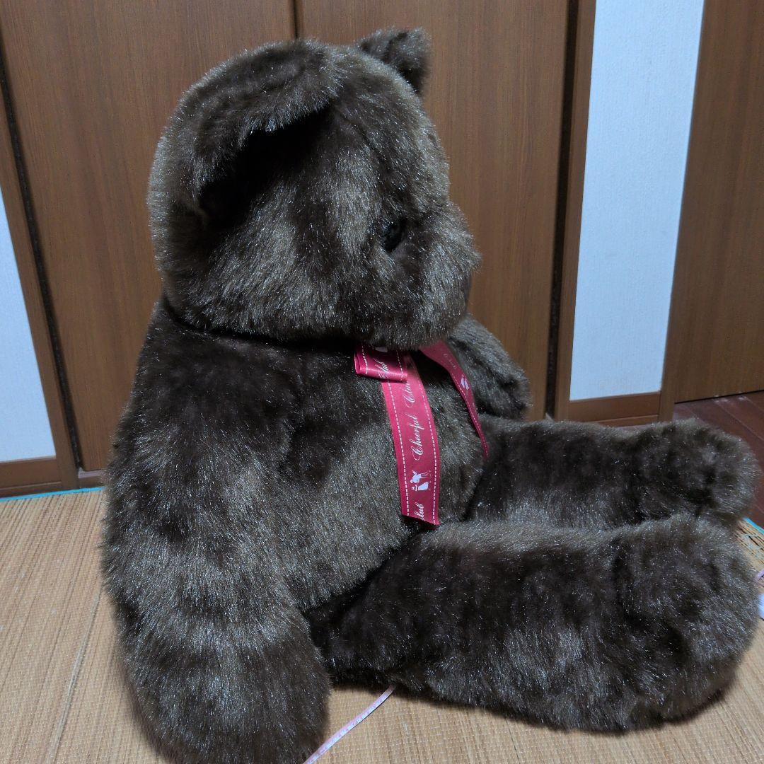 茶色の大きなぬいぐるみ 約70cm×80