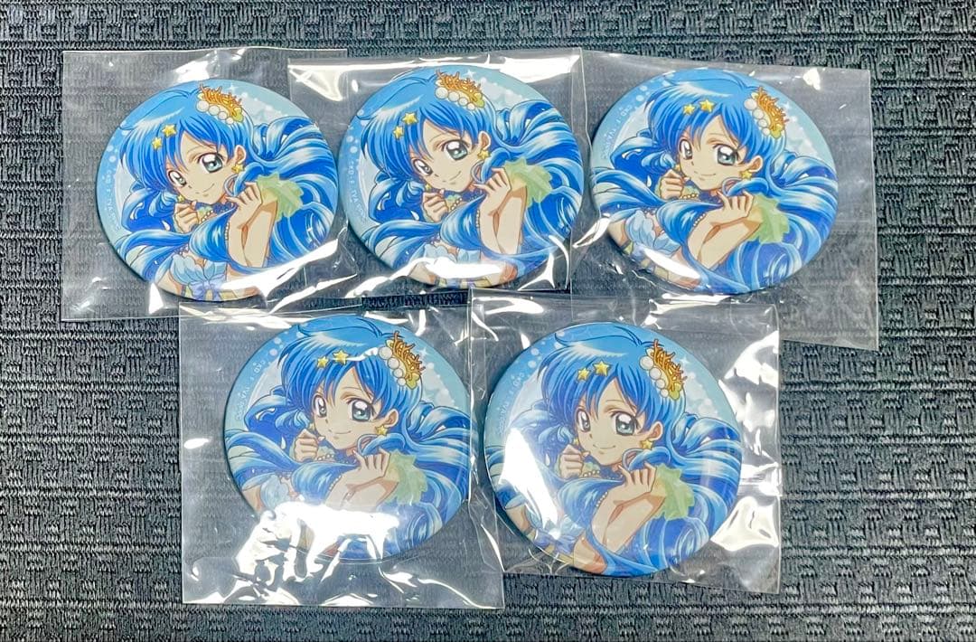 ぴちぴちピッチ　まるくじ　波音缶バッジ