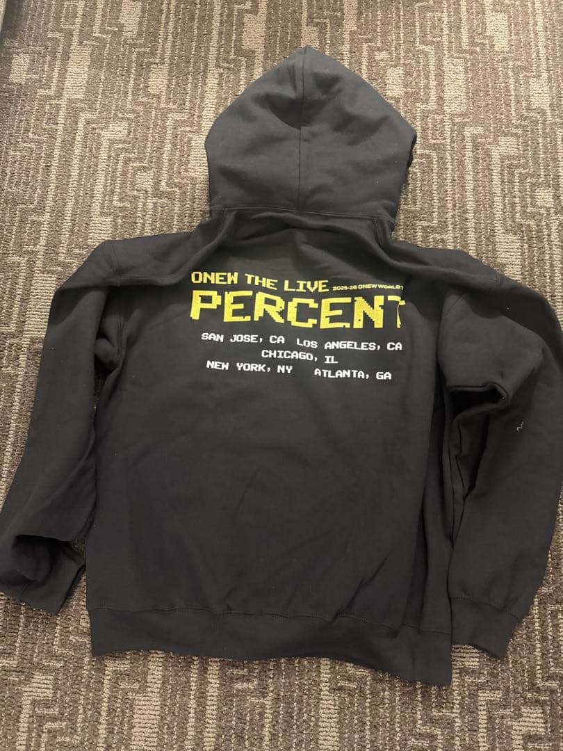 PERCENT アメリカツアー限定フーディ