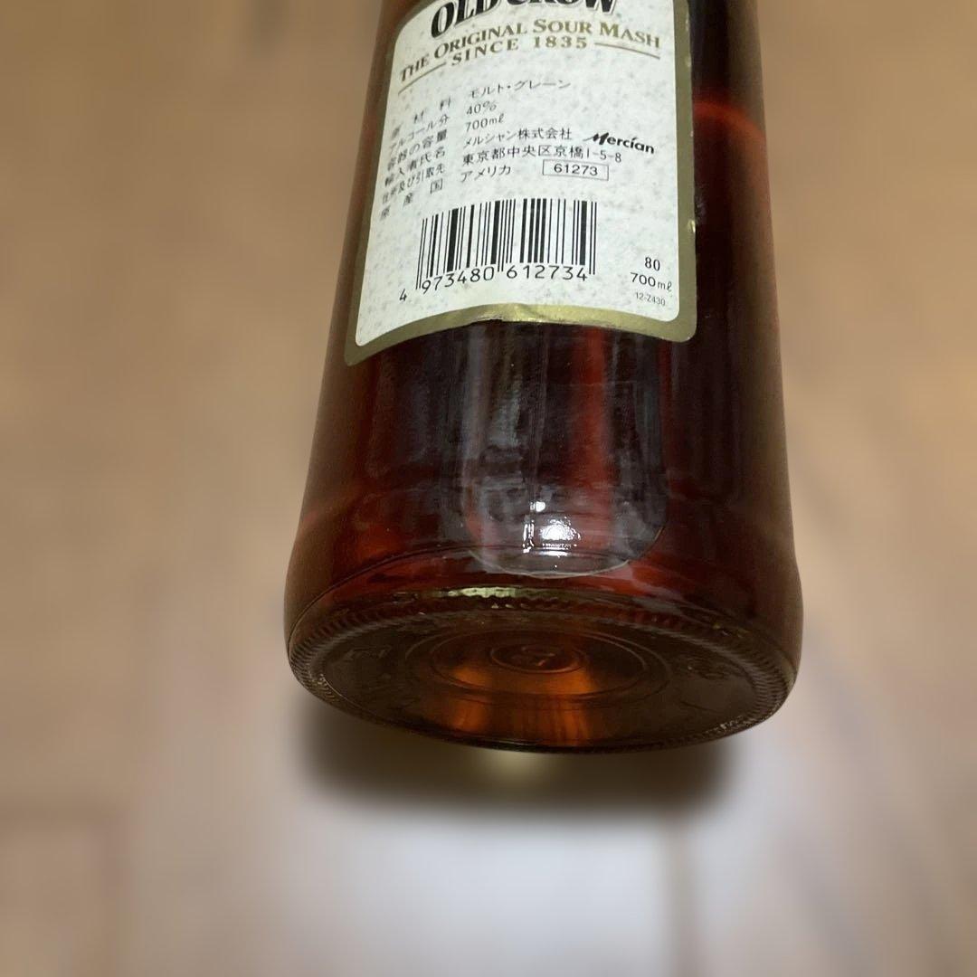 古酒　ウイスキー　old crow