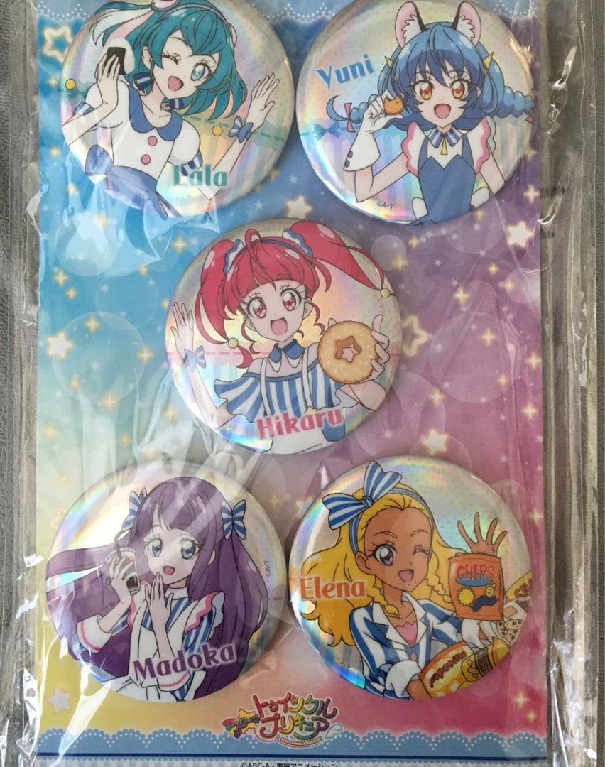 スター⭐︎トゥインクルプリキュア アクリルスタンド +オーロラ缶バッジセット