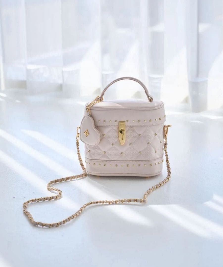 ロゼミューズ rosemuse バニティバッグ　ピンク