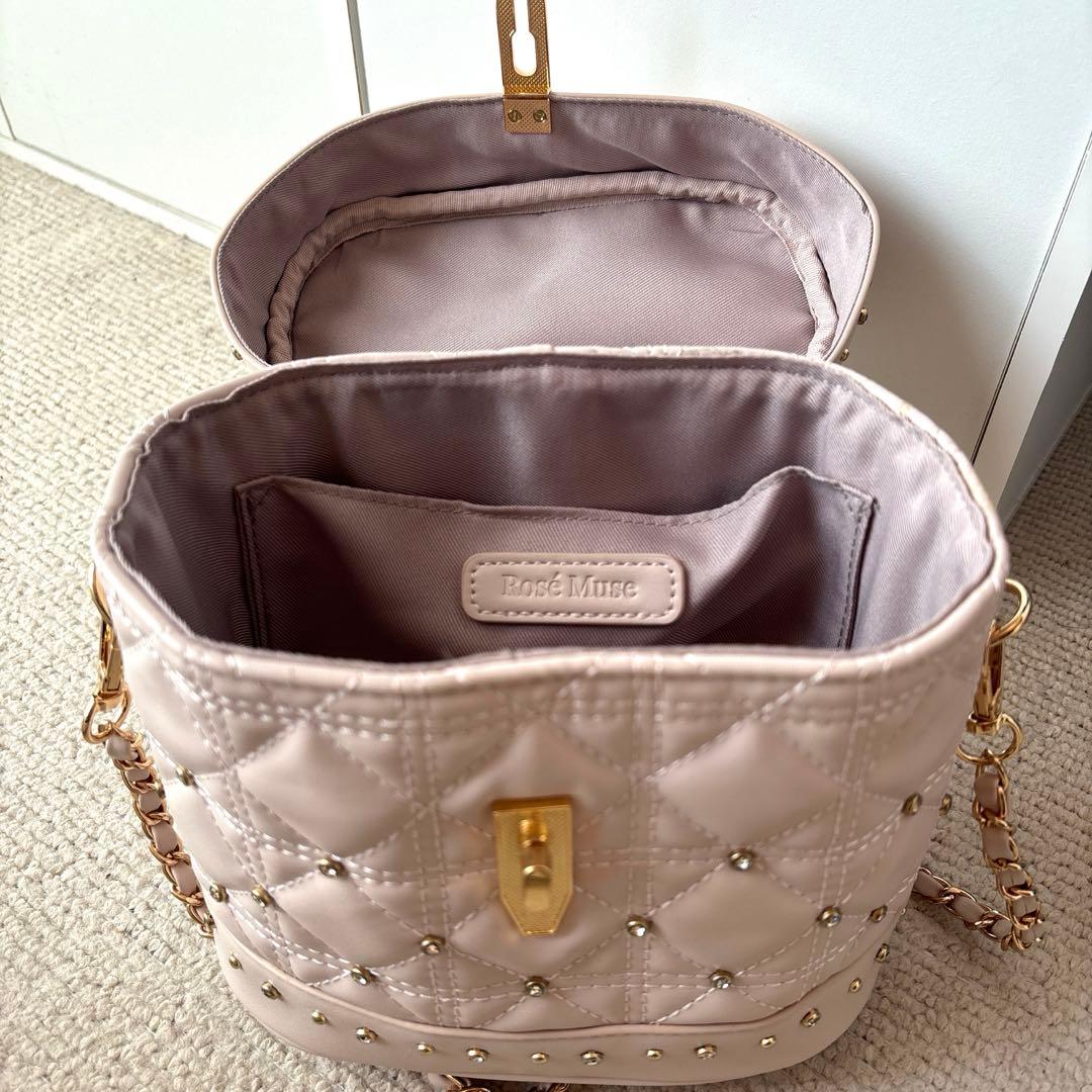 ロゼミューズ rosemuse バニティバッグ　ピンク