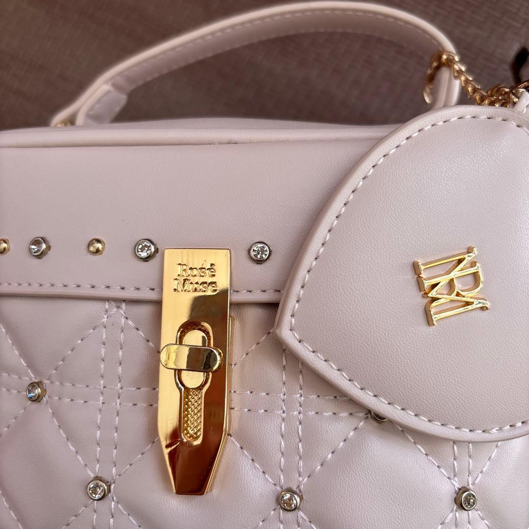 ロゼミューズ rosemuse バニティバッグ　ピンク