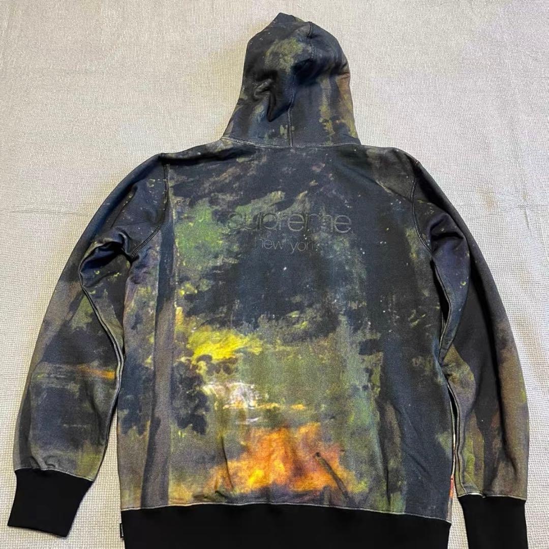 希少　supreme パーカー 絵画　総柄 le bain pullover