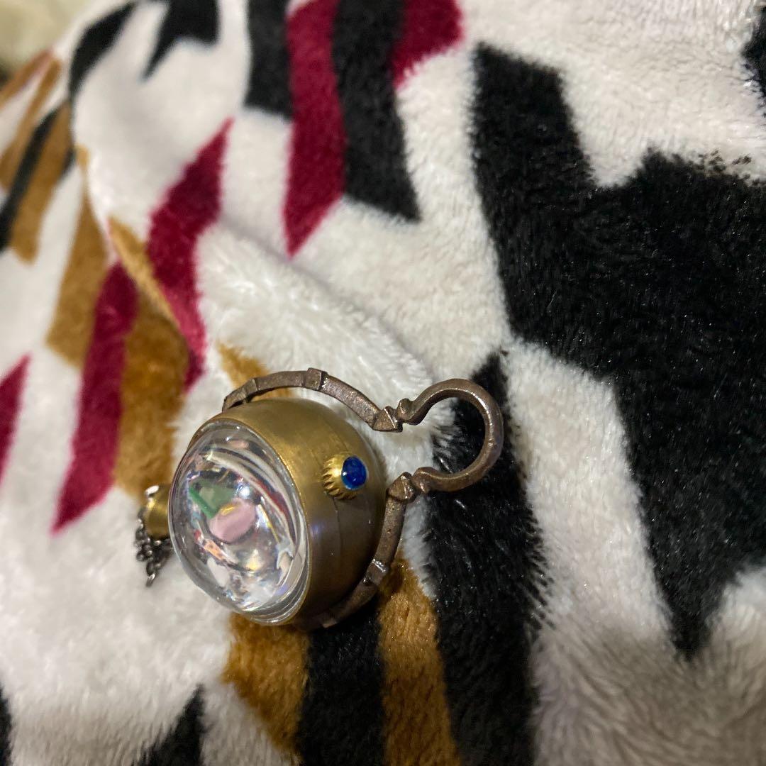 球体時計　クリスタルボール　アンティーク　スイス製