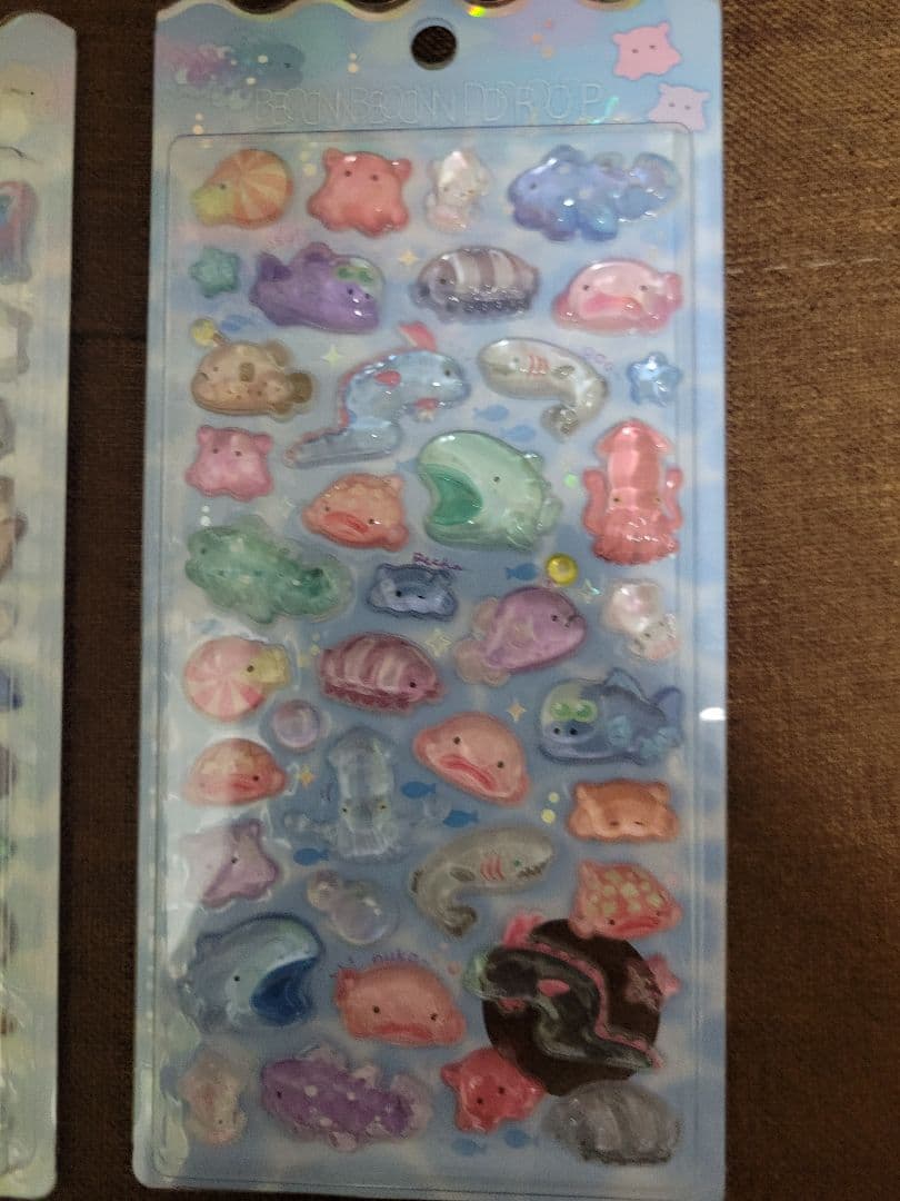 水族館限定　ボンボンドロップシール　ボンドロ　海の生き物　水族館