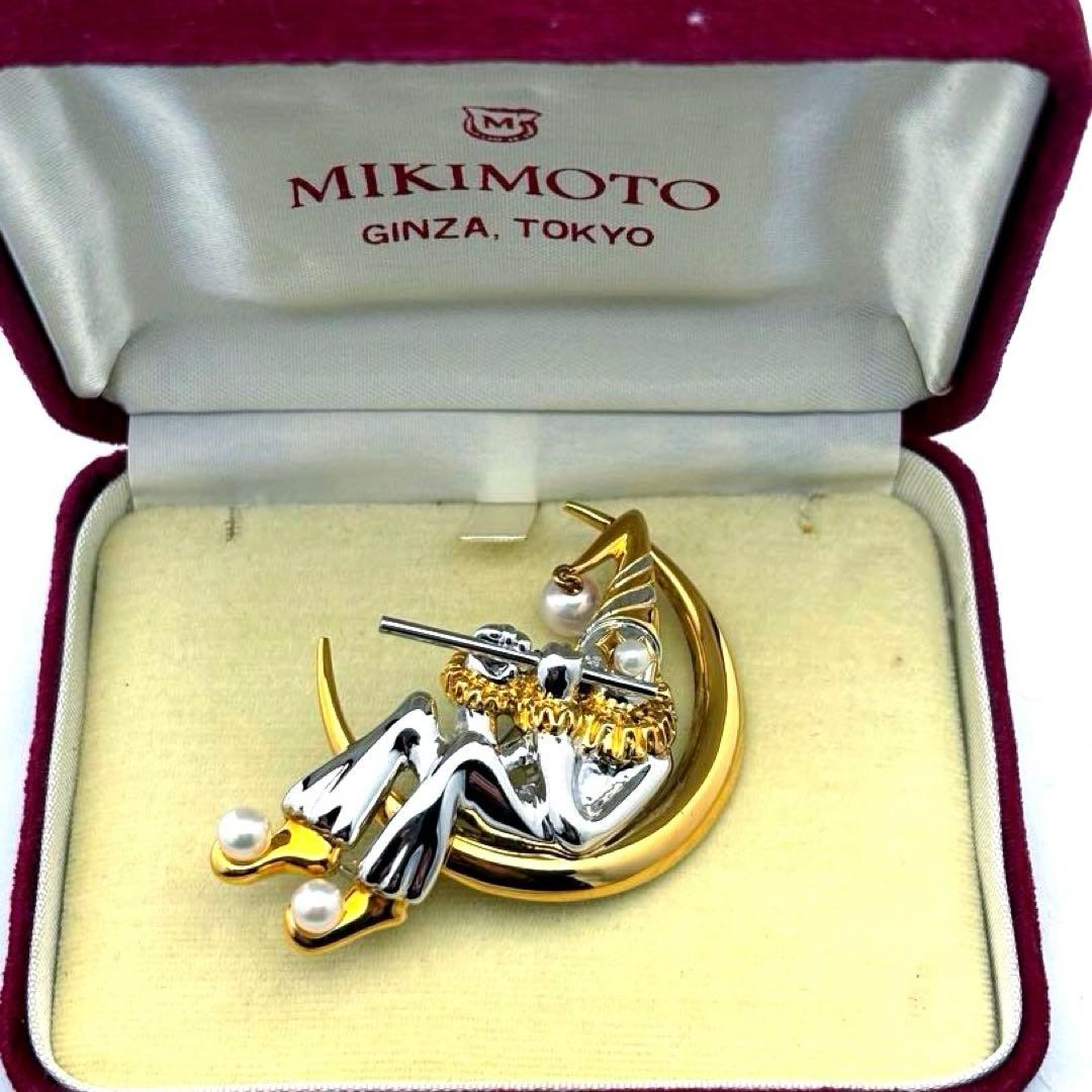 ミキモト ブローチ シルバー パール レディース MIKIMOTO