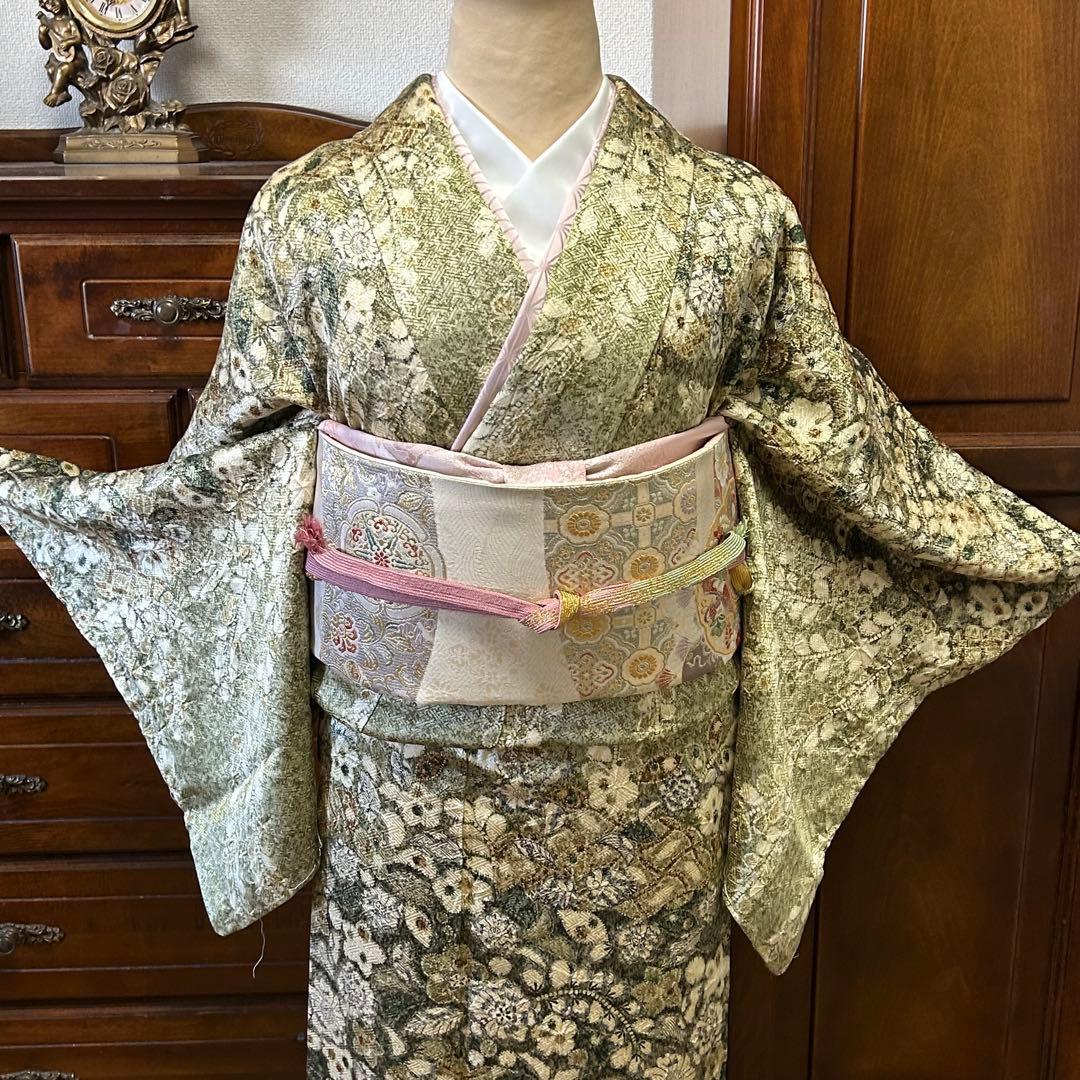 逸品　未使用　【作家物　辻が花　絞り】　訪問着