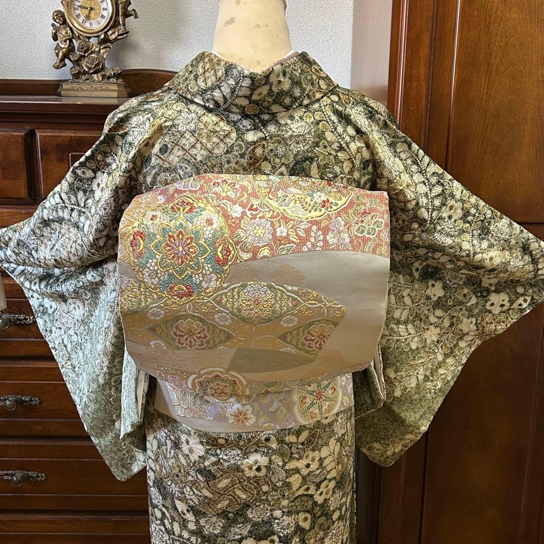 逸品　未使用　【作家物　辻が花　絞り】　訪問着