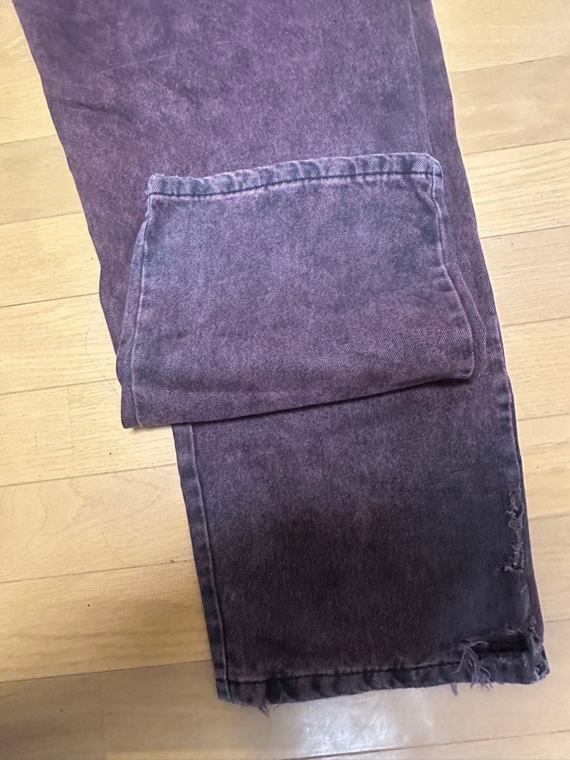 ヤードセールデニム 赤色