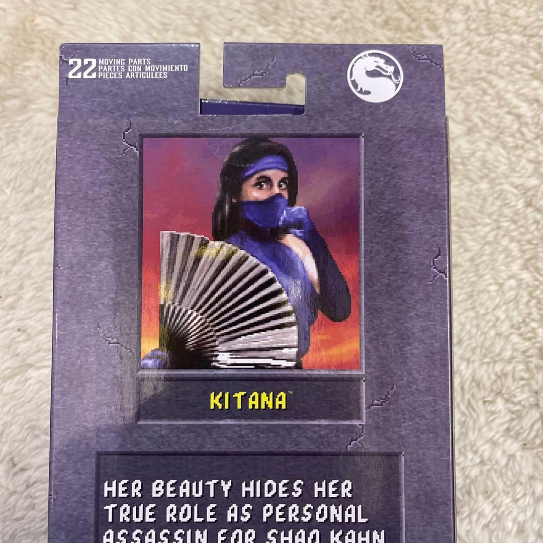 中古希少 モータルコンバット キタナ アクションフィギュア マクファーレントイズ