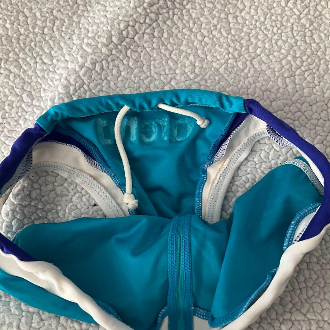 あろうさま専用　arena 競泳水着 青/白　ロゴ剥がれ　裏地なし