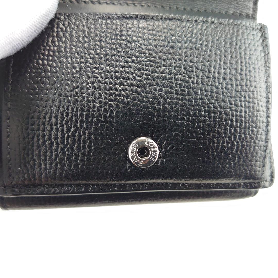 【ポンタさま用】ロエベ　Wホック　三つ折り財布　1207