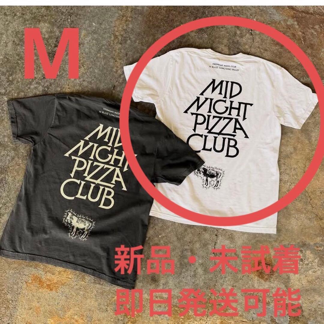 mid night pizza club Tシャツ White
