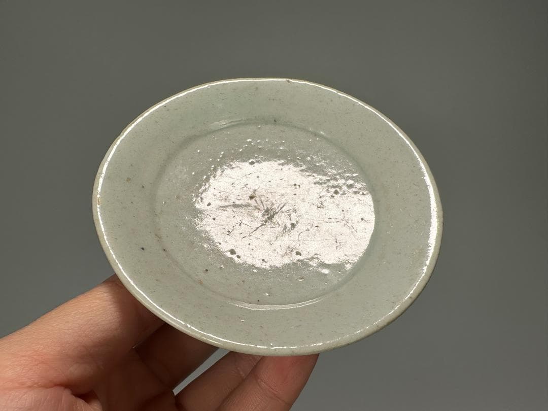 朝鮮古美術　李朝時代　李朝　白磁　小皿　時代　古物　韓国美術