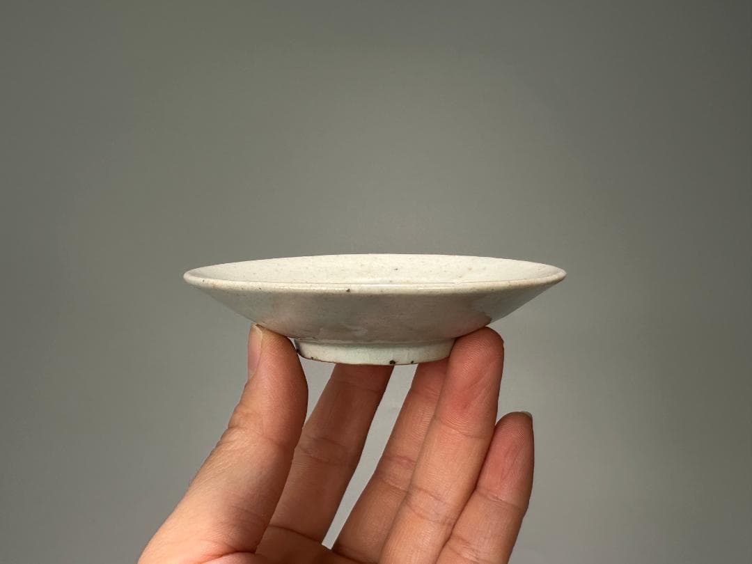 朝鮮古美術　李朝時代　李朝　白磁　小皿　時代　古物　韓国美術