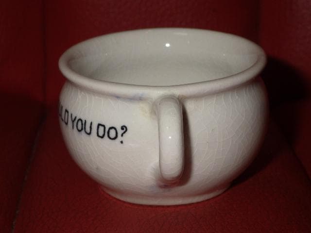 40’S★WW2★ヒトラー★チャンバーポット★灰皿★ビンテージ★プロパガンダ