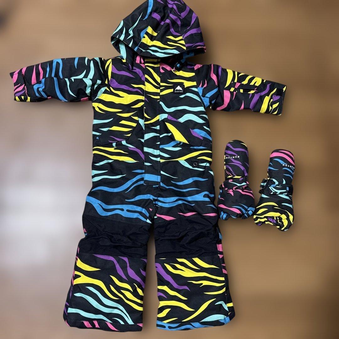 Burton ウェアー18M85cmサイズ ミトングローブ付き　値下げしました