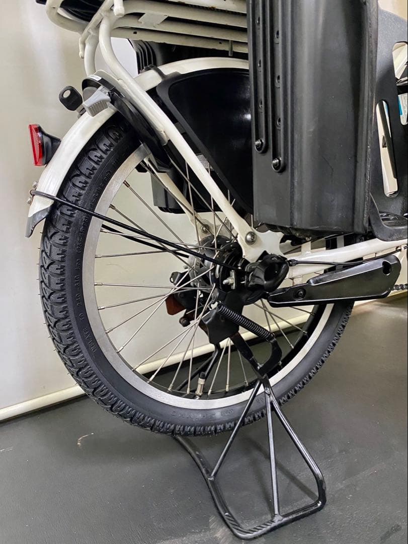 1年保証 ヤマハ　パスバビー　20インチ　子供乗せ　白色　電動アシスト自転車