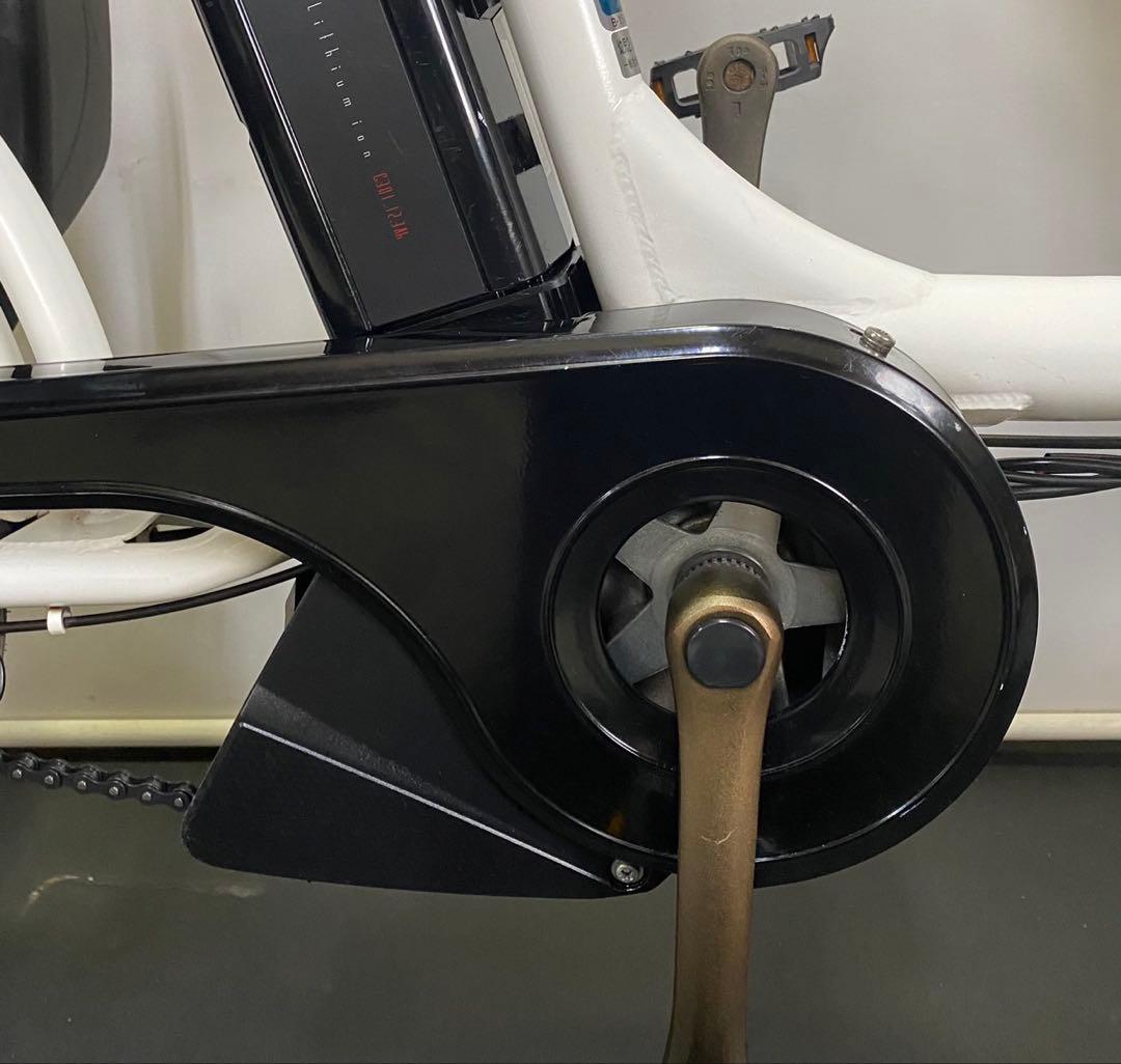 1年保証 ヤマハ　パスバビー　20インチ　子供乗せ　白色　電動アシスト自転車