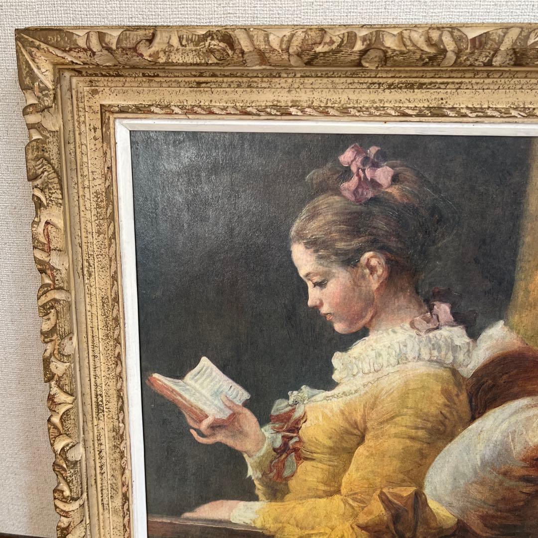 ル*〜様 ブラウン ディックス 油彩画 フリジール