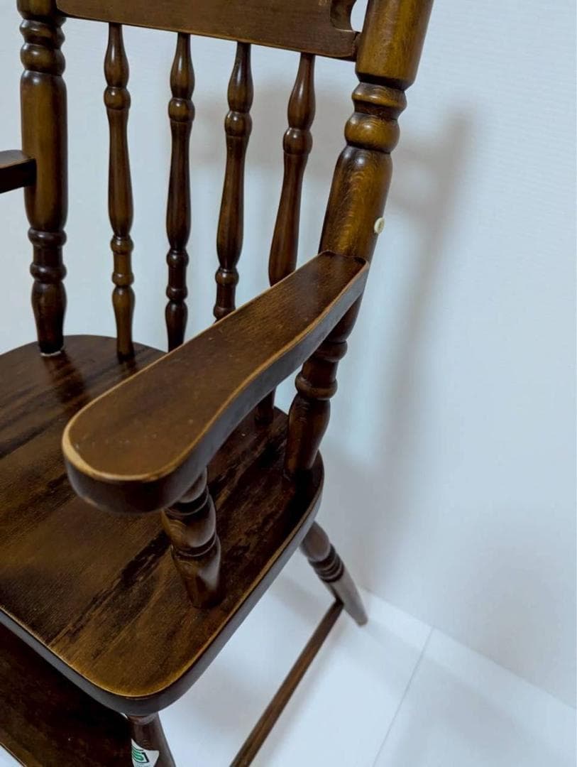 希少 飛騨産業 ベビーハイチェア アンティーク