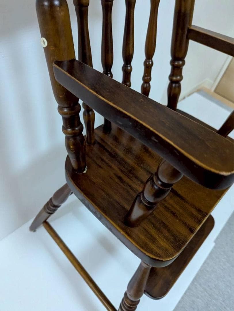 希少 飛騨産業 ベビーハイチェア アンティーク