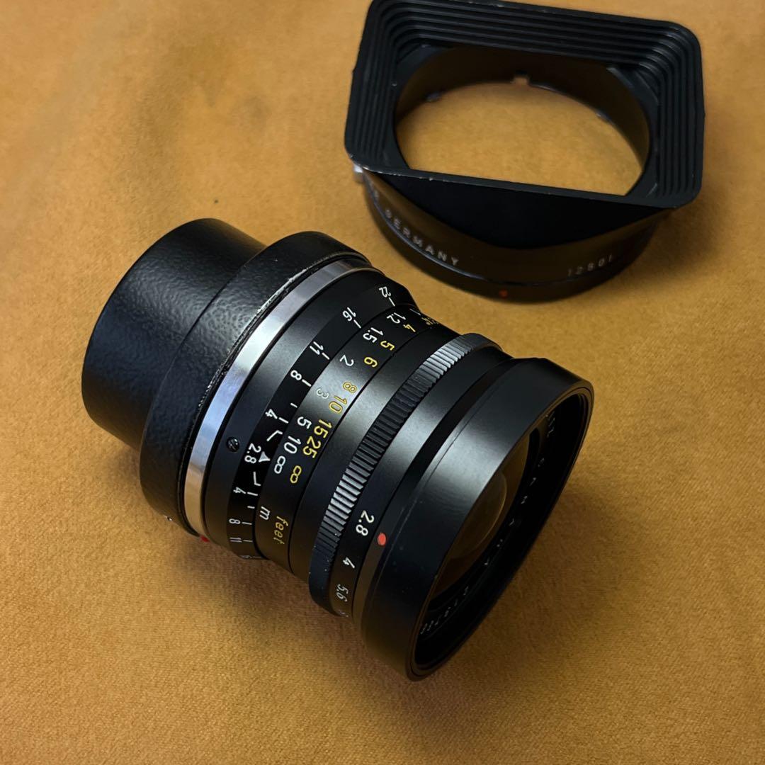 ライカ LEICA ELMARIT 28mm F2.8 9枚玉　イエロースケール
