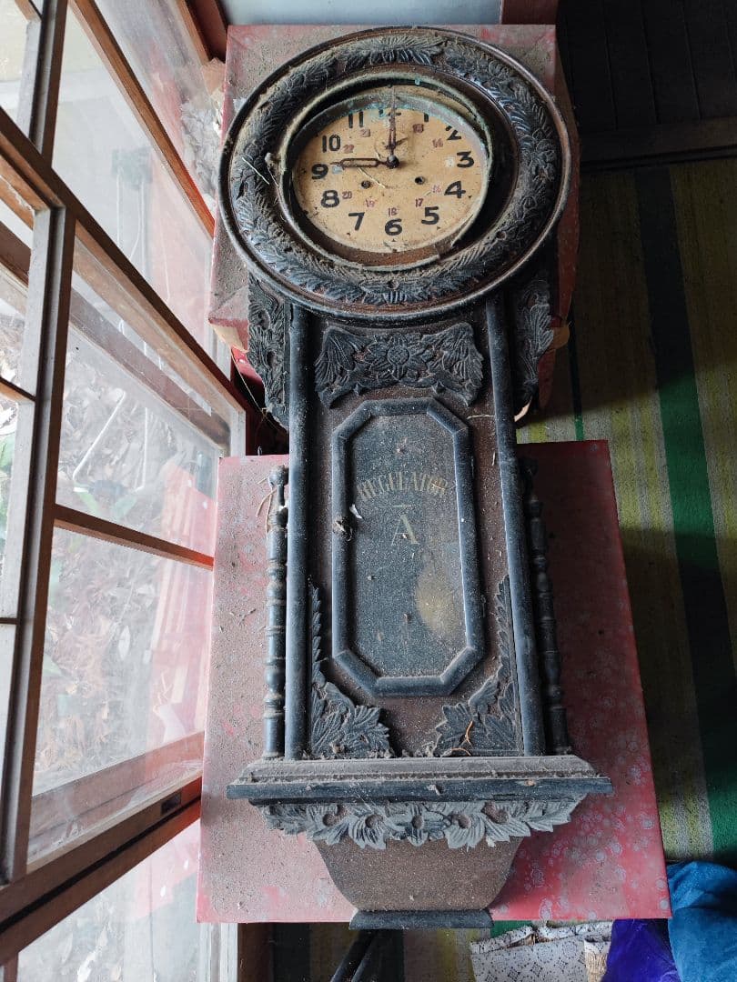 和製アンティーク　精工舎？　SEIKOSHA　掛け時計柱時計、古時計、振り子時計