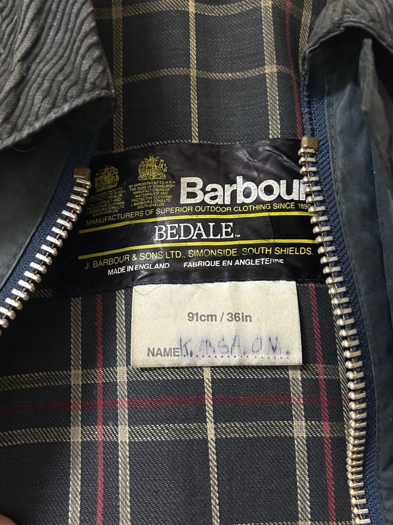 Barbour BEDALE ジャケット 80s 2ワラント