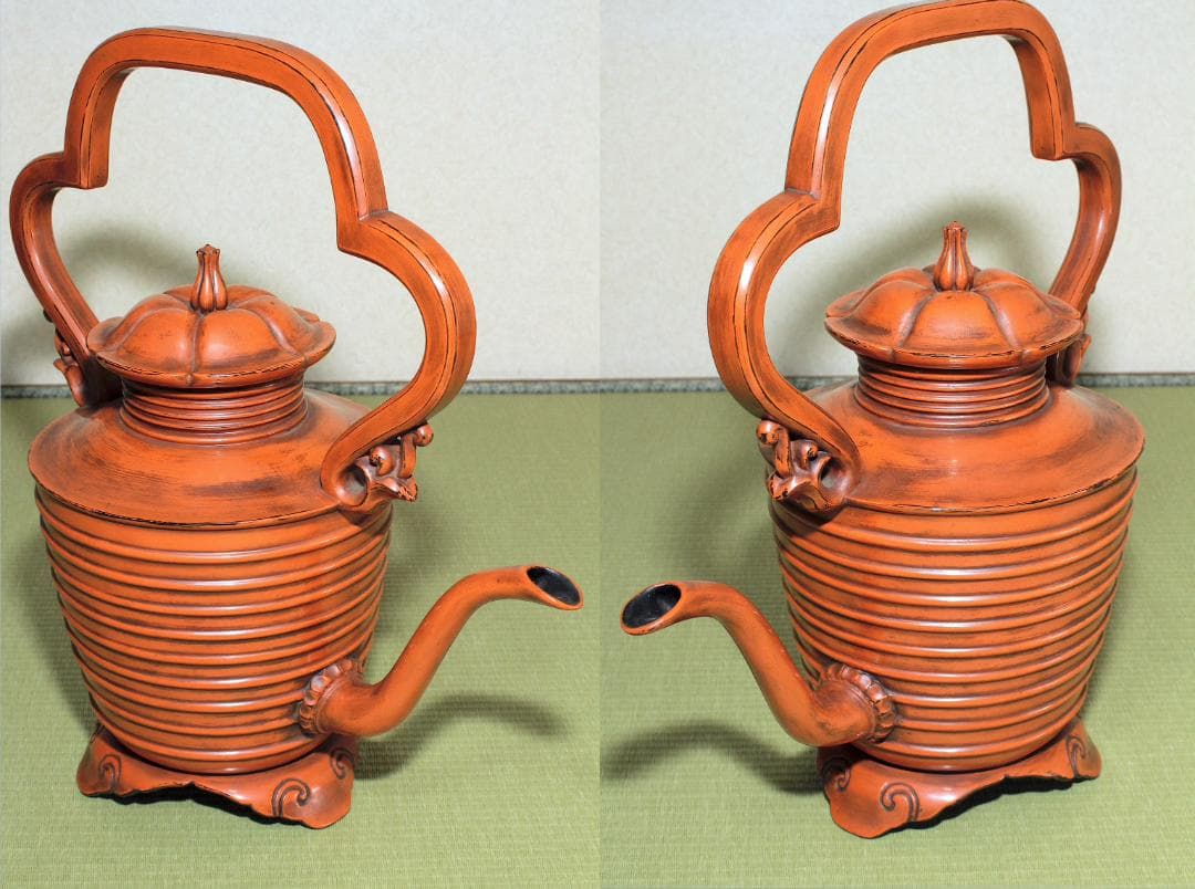 古根来塗 湯桶 [バーミングハム美術館所蔵品 同手]