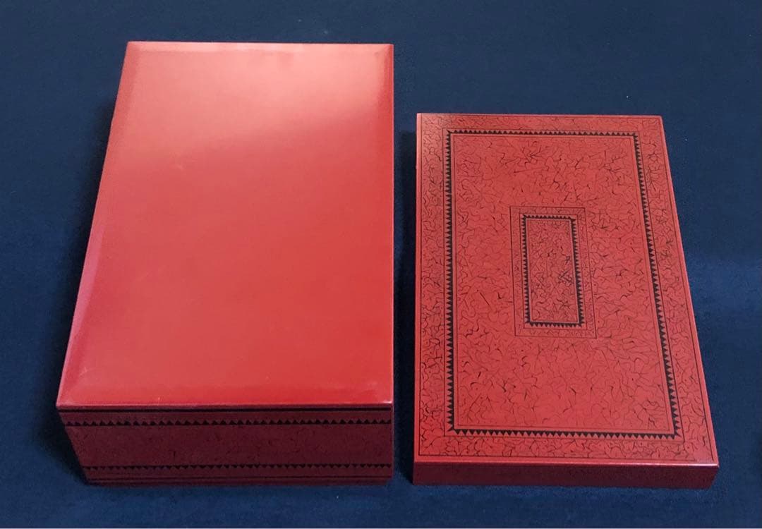 割引❗️茶道具 蒟醤 茶箱 お茶道具5点付 木製漆器　250827G3